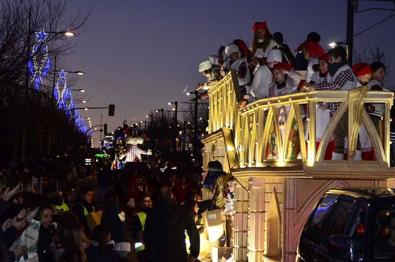 La Cabalgata de Reyes estará integrada por 10 carrozas y un gran séquito que acompañará a Sus Majestades
