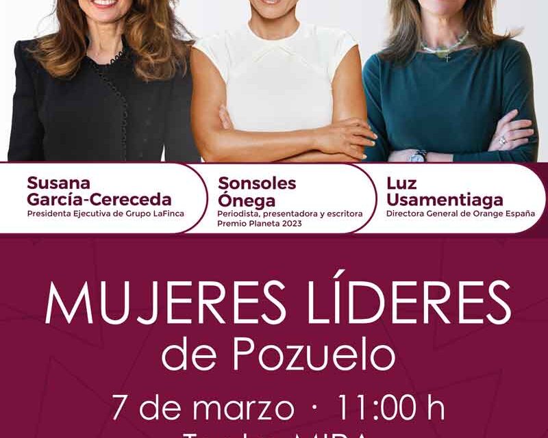 El Ayuntamiento reúne a mujeres líderes de Pozuelo en un gran acto para celebrar el 8 de marzo