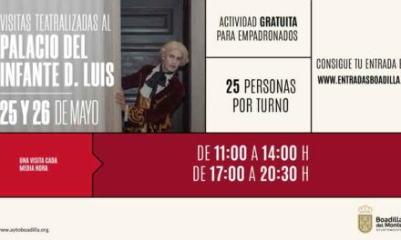 Nuevas visitas teatralizadas al Palacio del Infante D. Luis el próximo fin de semana