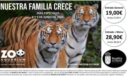 Zoo Aquarium ofrece precios especiales a los empadronados en Boadilla el próximo fin de semana