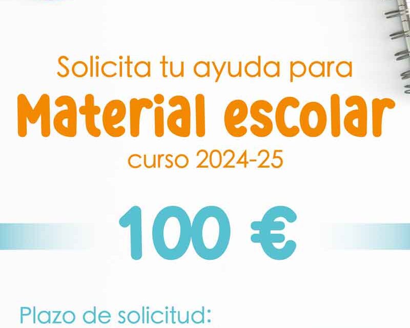 El Ayuntamiento de Pozuelo de Alarcón concede una nueva ayuda directa de 100 euros por hijo para material escolar del próximo curso