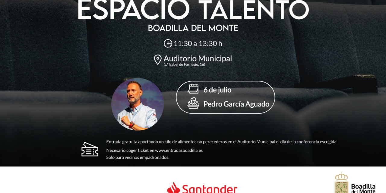 Abierta una lista de espera para la conferencia de Pedro García Aguado el próximo sábado, 6 de julio