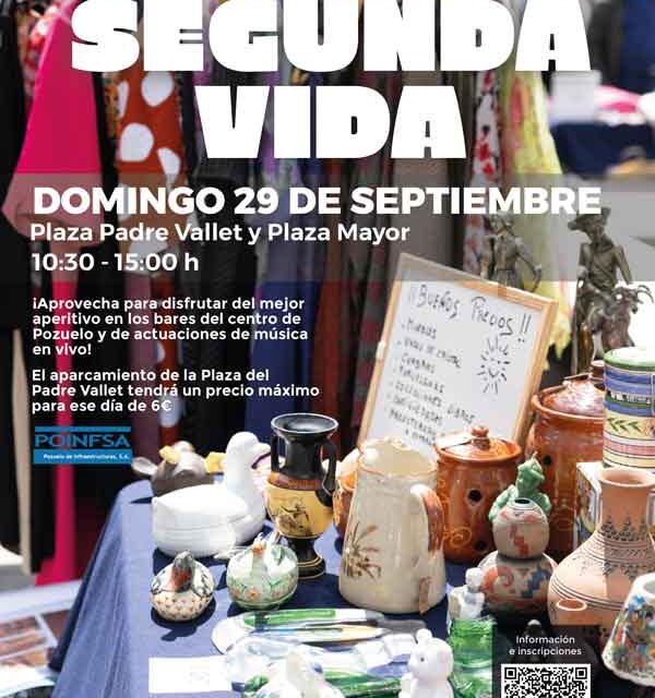 Pozuelo de Alarcón organiza un nuevo Mercado de Segunda Vida que se celebrará el próximo 29 de septiembre
