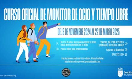 Mañana se abre el plazo de inscripción para el curso de Monitor de Ocio y Tiempo Libre