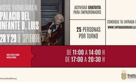 El próximo fin de semana vuelven las visitas teatralizadas al Palacio del Infante D. Luis