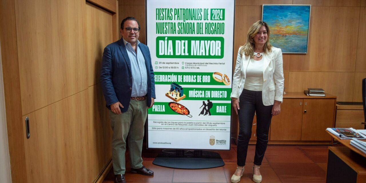 Boadilla celebrará el Día del Mayor el próximo 29 de septiembre en la carpa del Recinto Ferial