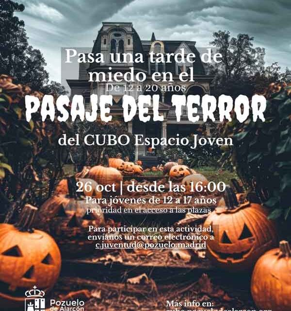 El CUBO Espacio Joven de Pozuelo organiza una semana de actividades en torno a Halloween