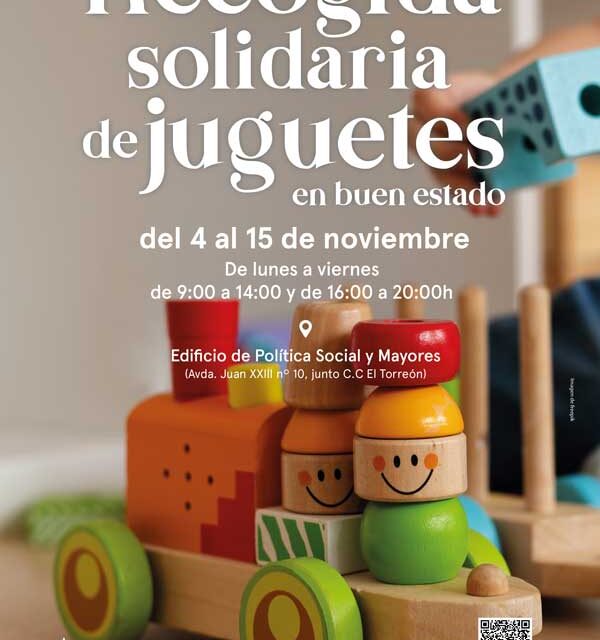 El Ayuntamiento inicia una nueva campaña de recogida solidaria de juguetes que se destinarán a instituciones de Pozuelo y ONG´s