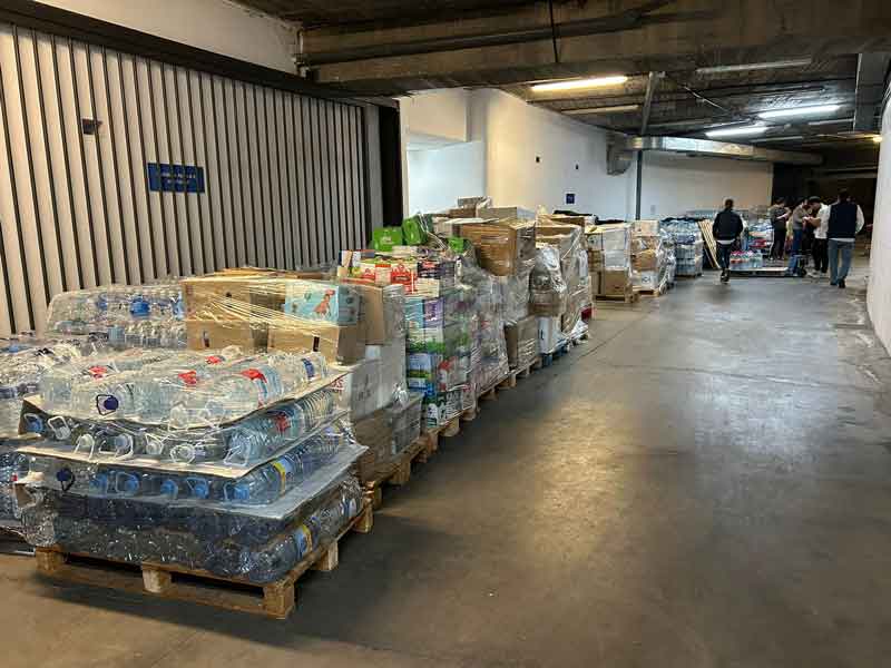 Pozuelo de Alarcón reúne en los tres primeros días de recogida más de 60 toneladas de productos para los afectados por la DANA