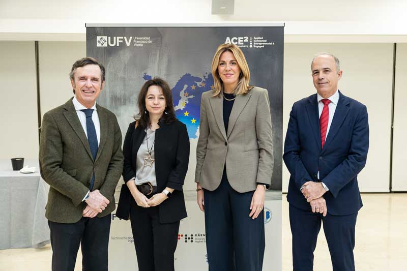 La alcaldesa respalda a la UFV en su apuesta por su internacionalización con otras universidades europeas