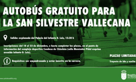 El Ayuntamiento ofrece autobús gratuito para empadronados inscritos en la San Silvestre Vallecana