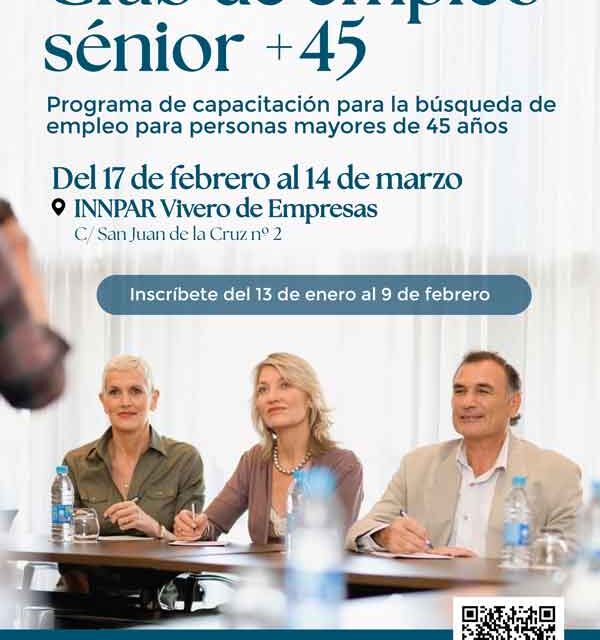 El Ayuntamiento pone en marcha una nueva edición del programa formativo para ayudar a los mayores de 45 a buscar empleo