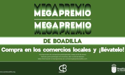 Boadilla sorteará un Mega Premio entre los vecinos que consuman en el comercio local del 1 al 28 de febrero