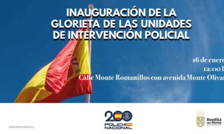 El Alcalde y el Director General de la Policía inaugurarán el próximo jueves la glorieta Unidades de Intervención Policial