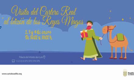 El Cartero Real recogerá las peticiones de los niños a los Reyes Magos los días 2, 3 y 4 en el Palacio