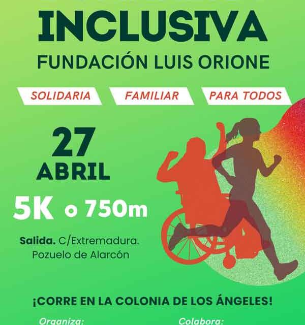 Pozuelo de Alarcón será escenario de la I Carrera Inclusiva Fundación Luis Orione