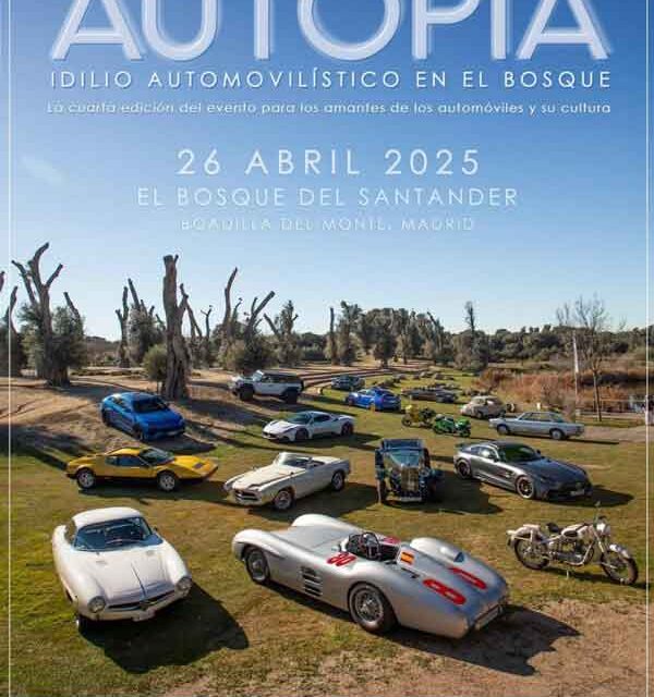 Los aficionados al motor tienen una nueva cita con AUTOPÍA el próximo 26 de abril en Boadilla