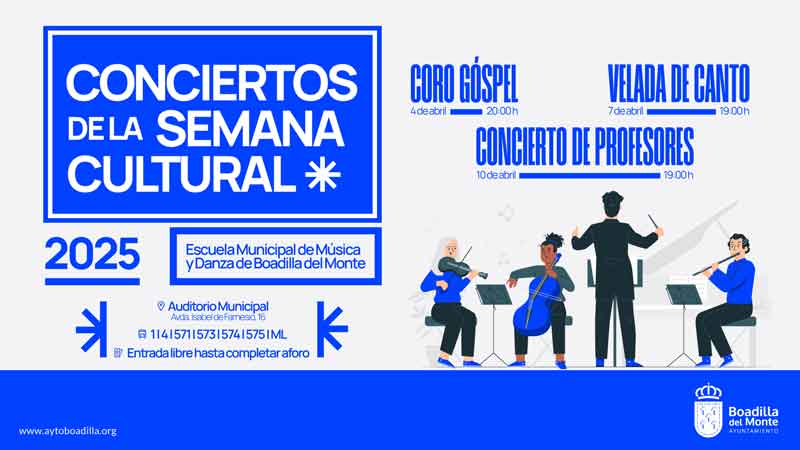 La Escuela Municipal de Música y Danza ofrece tres conciertos en la Semana Cultural, que comienza mañana