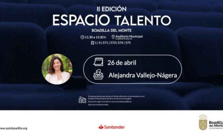 Alejandra Vallejo-Nágera impartirá su conferencia en Espacio Talento el próximo sábado, 26