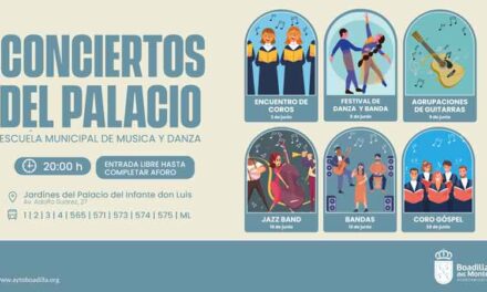 La Escuela Municipal de Música y Danza ofrecerá sus actuaciones de fin de curso y conciertos en el Palacio