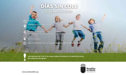 Abierta la inscripción para el Día sin Cole del 26 de mayo en el CEIPSO Príncipe D. Felipe