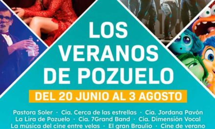 Pastora Soler abre el cartel de “Los veranos de Pozuelo” que traen a la ciudad noches de música, magia, humor y cine al aire libre