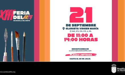 Abierto el plazo de inscripción para participar en la Feria del Arte, que se celebrará el 21 de septiembre