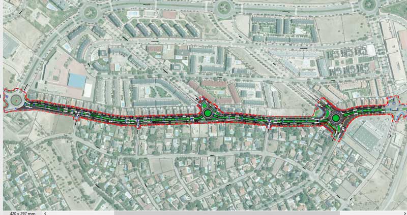 El Ayuntamiento reformará la avenida Monte Segovia reforzando el firme y mejorando la seguridad vial