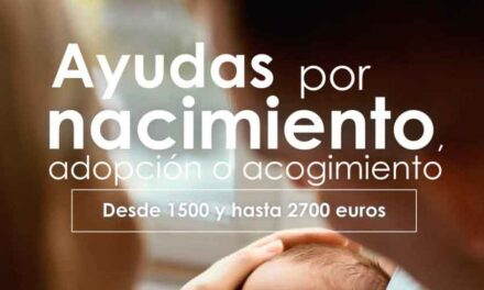 Abre el plazo de solicitud para las ayudas a los nacidos, adoptados o acogidos en el segundo cuatrimestre de este año