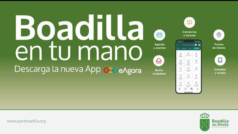 Boadilla en tu mano, nueva plataforma en eAgora que ofrece al vecino toda la información municipal