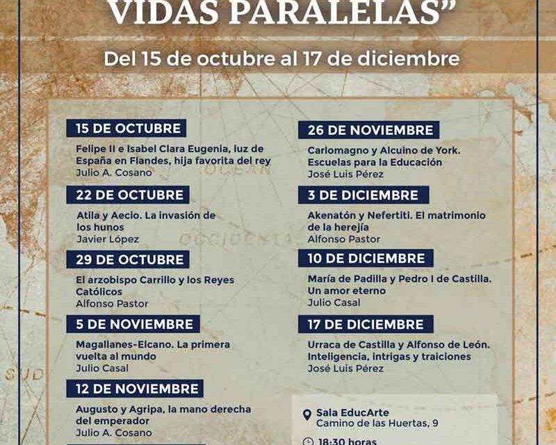 La historia toma la Sala Educarte de Pozuelo con los ciclos sobre personajes históricos y las fronteras de España