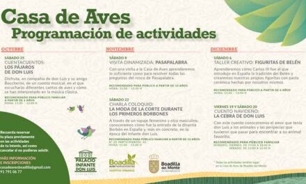 La Casa de Aves ofrece este trimestre varias actividades destinadas a un público familiar