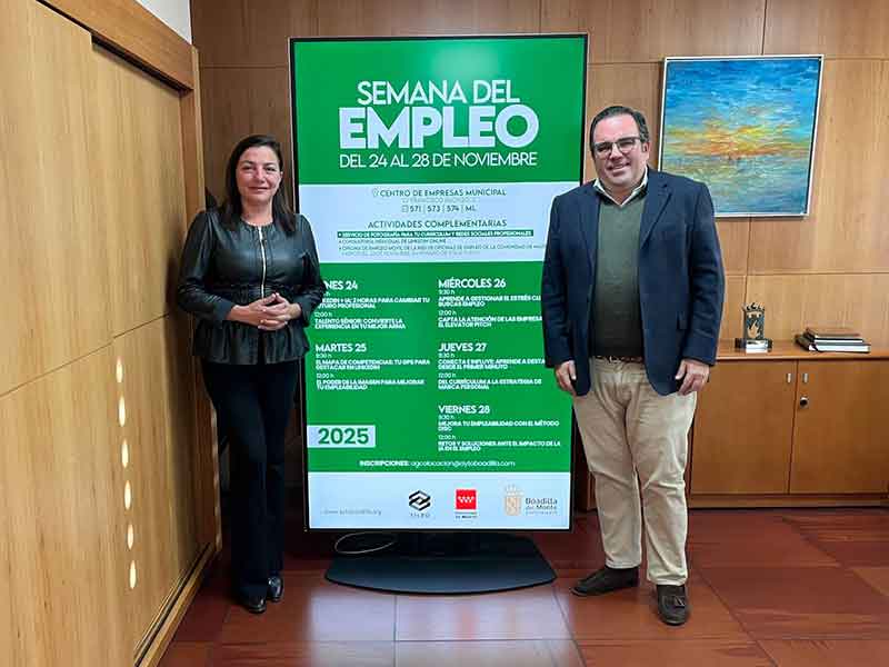 Boadilla ofrecerá talleres y ponencias en la Semana del Empleo, que se celebra del 24 al 28 de noviembre