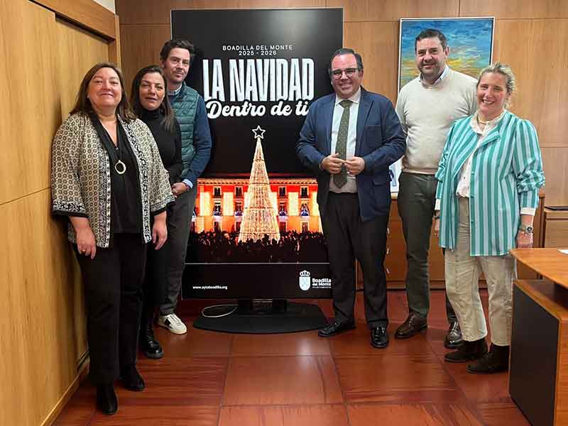 Boadilla presenta una programación navideña para toda la familia, con una gran pista de hielo como novedad