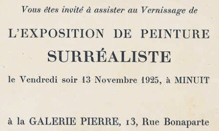 Hace 100 años (Noviembre 1925): “La Peinture surréaliste”