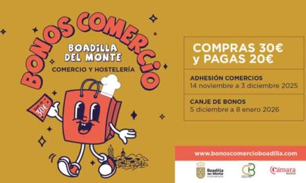 Los vecinos de Boadilla podrán utilizar los bonos comercio a partir de mañana