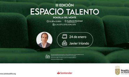 Ya están disponibles las entradas para la conferencia de Javier Iriondo, el próximo día 24 en Espacio Talento