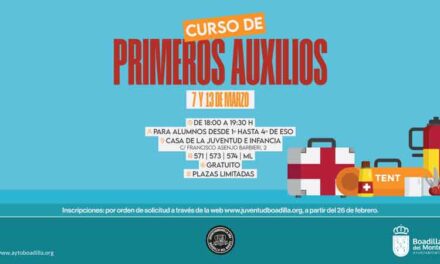 Abierta la inscripción para el curso de primeros auxilios dirigido a alumnos de 1º a 4º de ESO