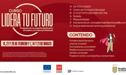 Boadilla ofrece a las mujeres el curso Lidera tu futuro, para la búsqueda de empleo y mejora profesional