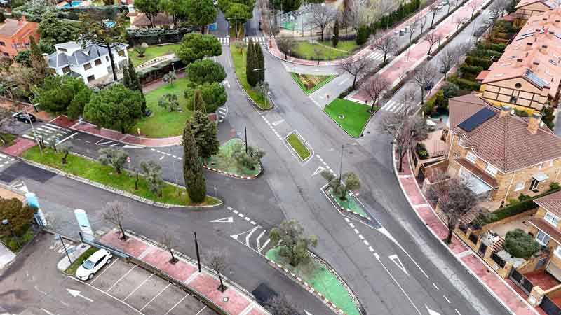 Comienzan las obras de reforma en la avenida de Monte Segovia