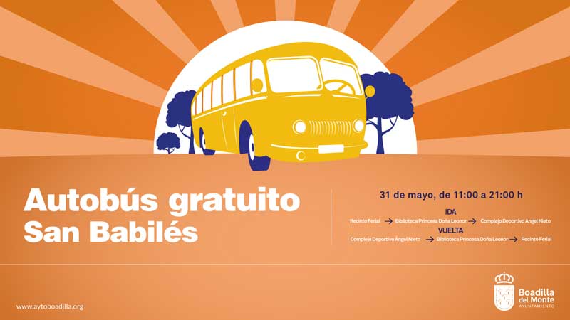 Boadilla ofrecerá el próximo domingo un servicio gratuito de autobús entre el Recinto Ferial y el CD Ángel Nieto