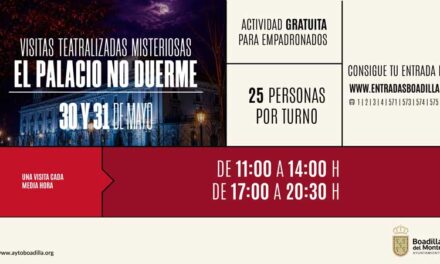 El Palacio ofrecerá visitas teatralizadas con el misterio como temática los próximos días 30 y 31