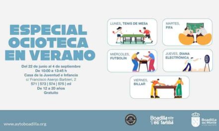 La Casa de la Juventud ofrece hasta el 4 de septiembre una programación especial diaria en la Ocioteca