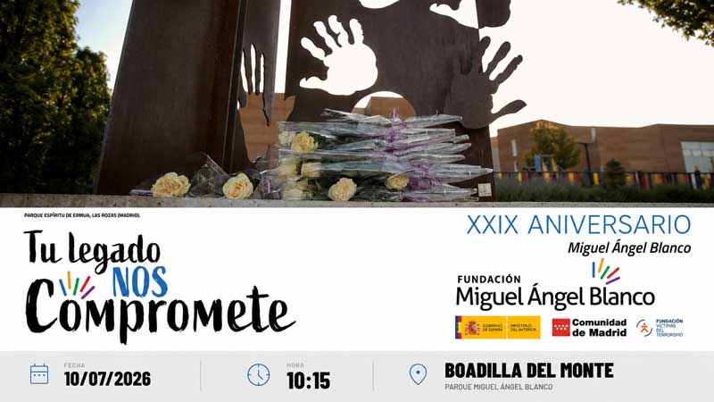 Boadilla rendirá homenaje a Miguel Ángel Blanco en el 29º aniversario de su asesinato a manos de ETA