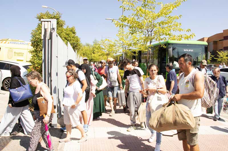 Boadilla del Monte habilita el polideportivo Rey Felipe VI para acoger a los vecinos evacuados de Valdemaqueda