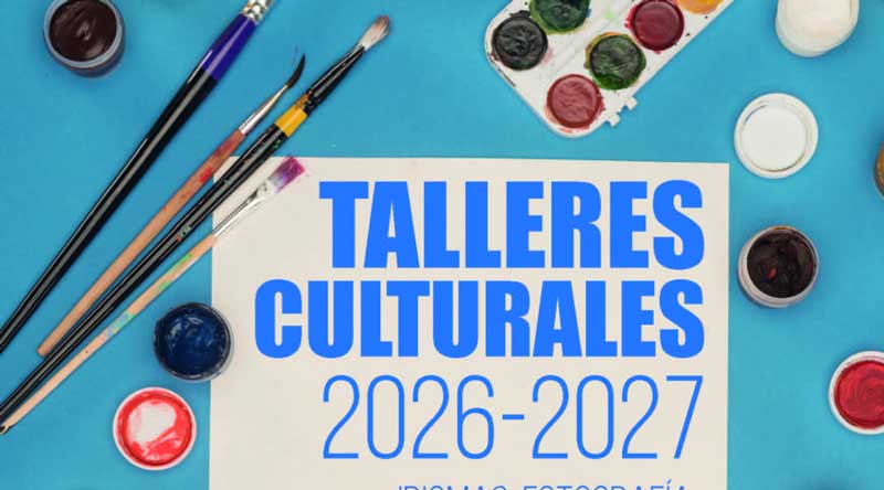 Abierto el plazo de preinscripción para los talleres culturales del próximo curso