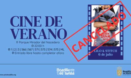 Cancelada la sesión de Cine de Verano de hoy por la retransmisión del partido España-Portugal