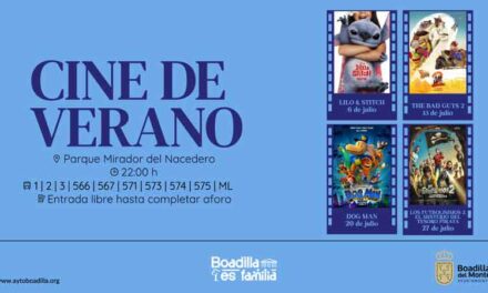 El Cine de Verano ofrece cuatro películas para un público familiar durante el mes de julio
