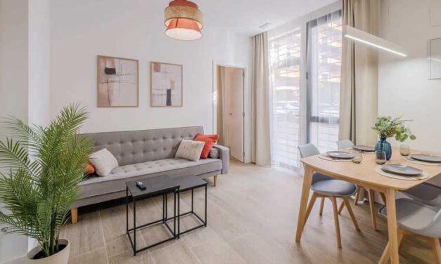 Reconversión única de un local en dos apartamentos