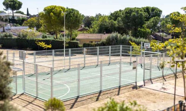Finalizada la construcción de la nueva pista multideportiva del parque Mary Paz Pondal